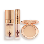 AIRBRUSH FLAWLESS PERFECT, CONCEAL & BLUR TRIO FACE KIT