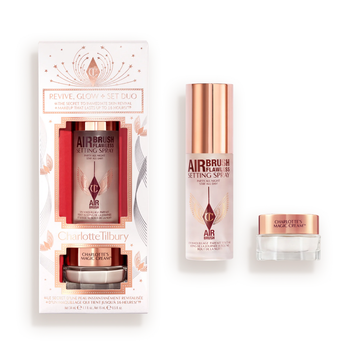 REVIVE, GLOW + SET DUO Skincare Kit