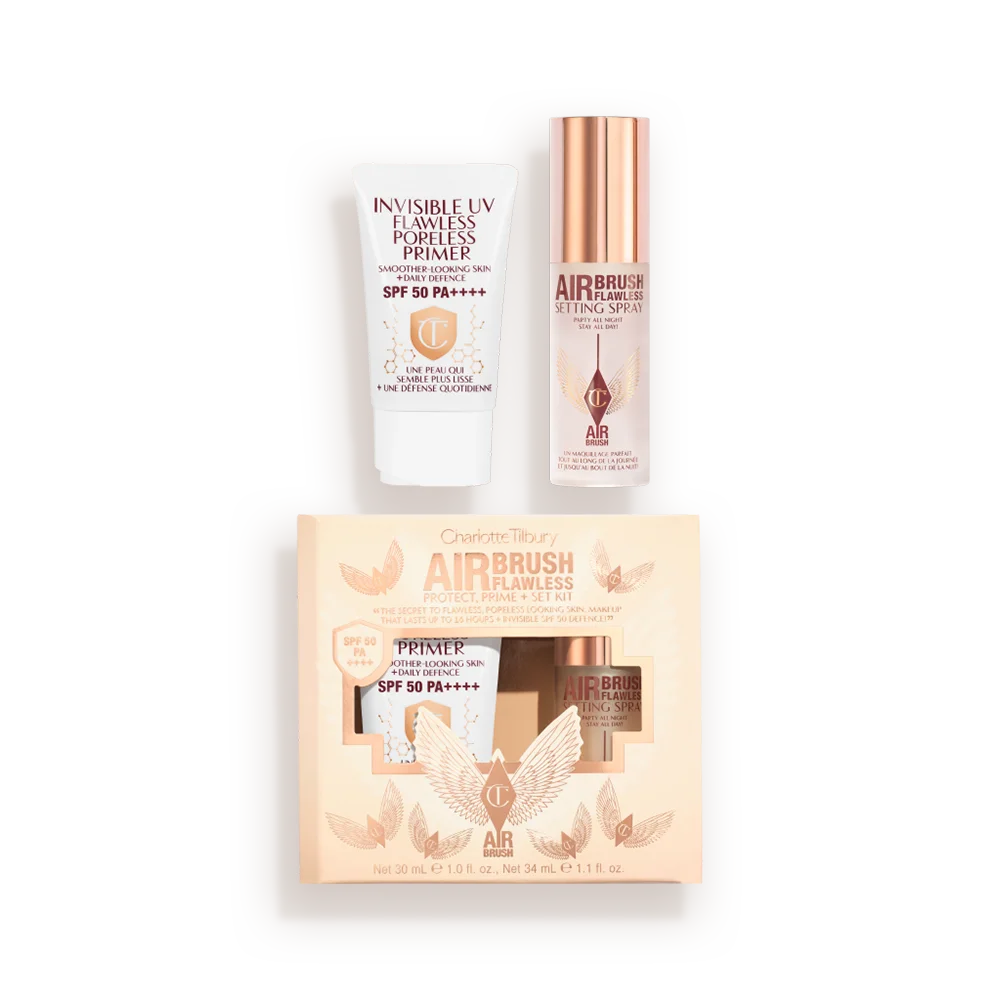 AIRBRUSH FLAWLESS PROTECT, PRIME & SET KIT FACE KIT