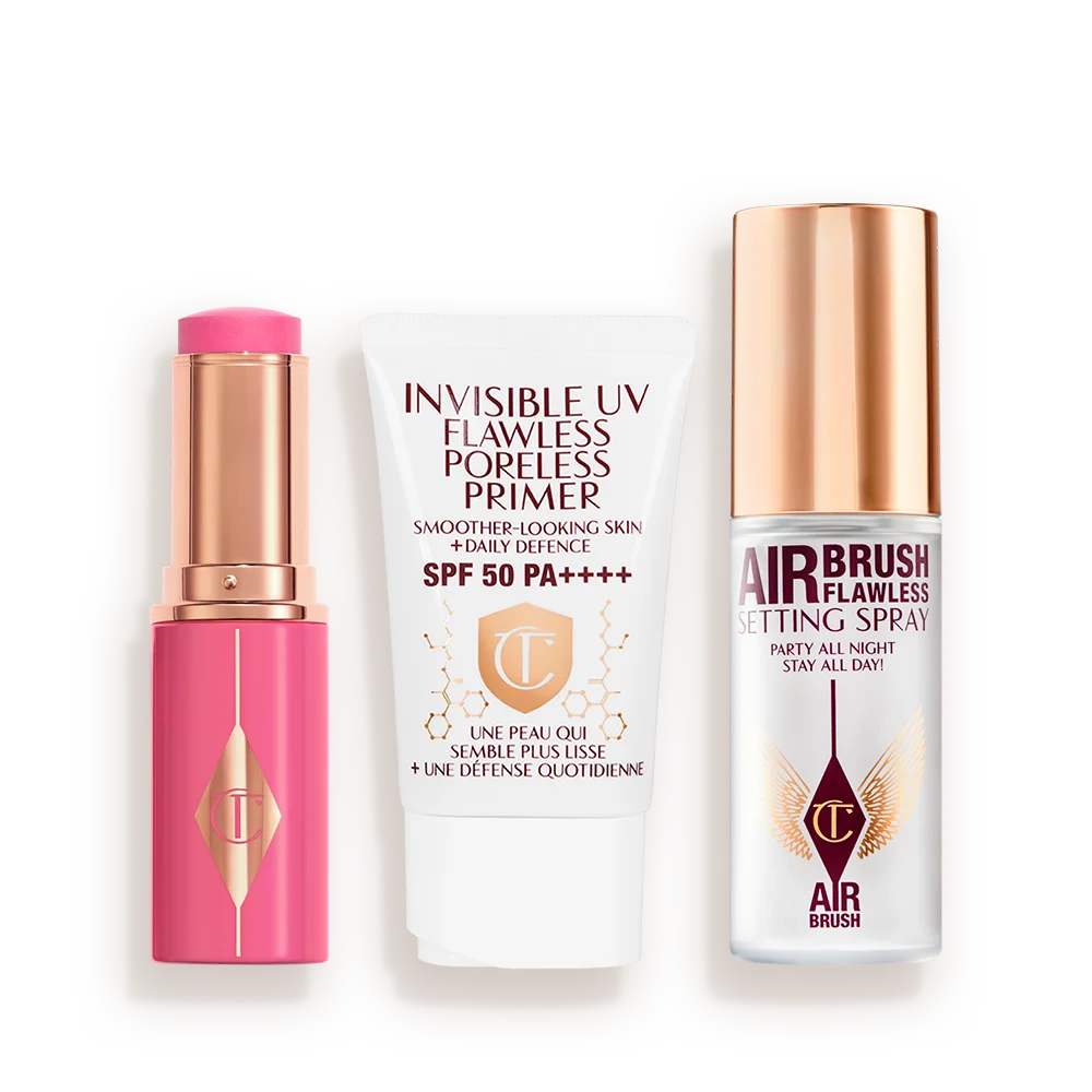 UNREAL BLUSH, PROTECT & SET TRIO BEAUTY KIT