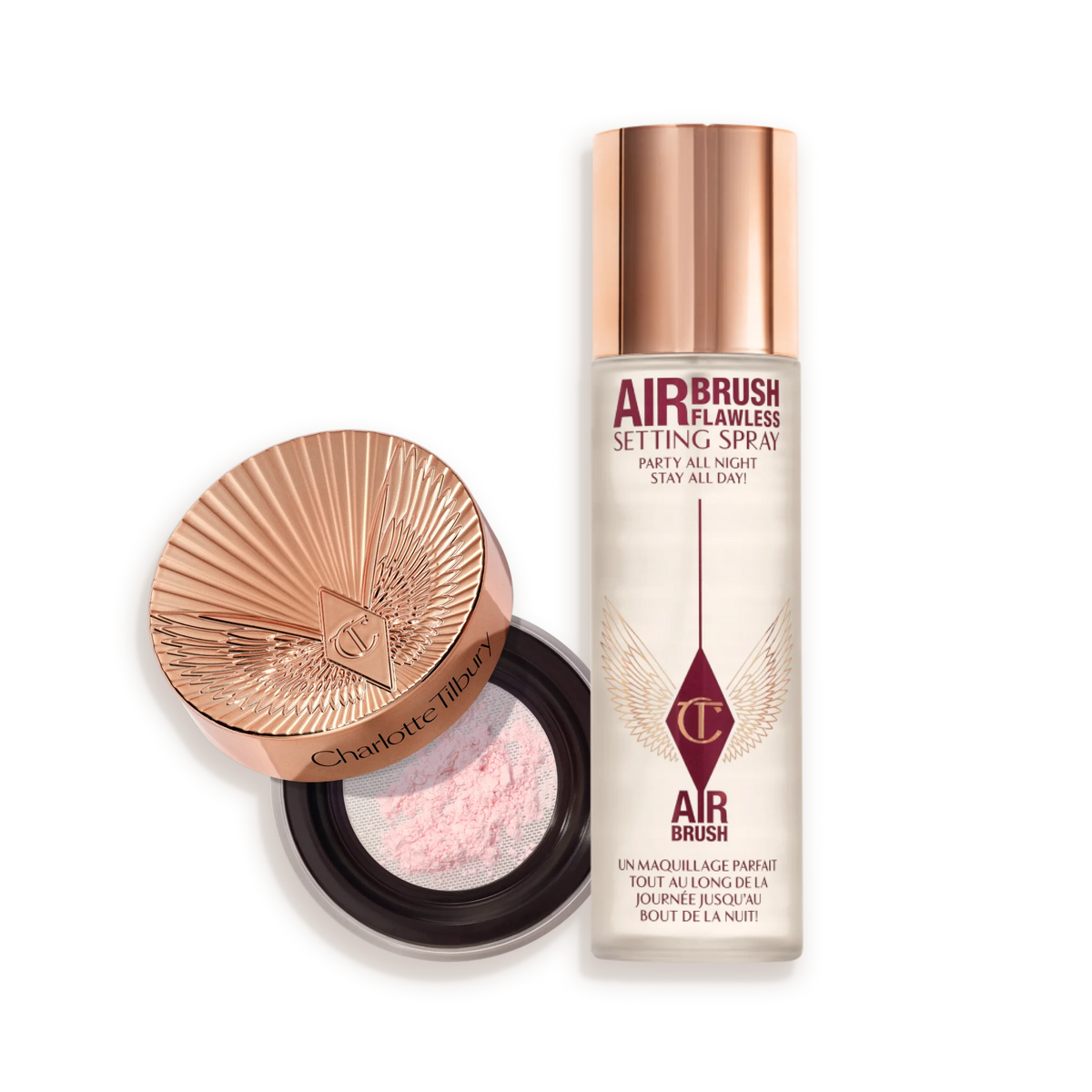 AIRBRUSH FLAWLESS BLUR + LOCK DUO Face Kit